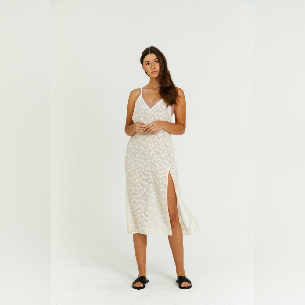 Miken Swim Slip Dress S NWT